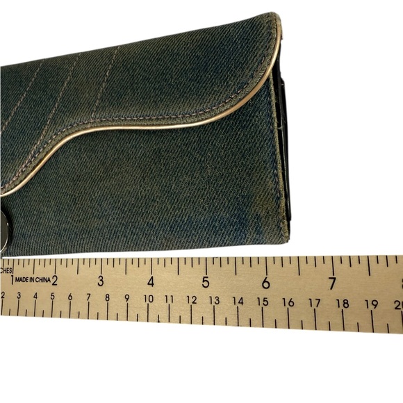 Dior Vintage Denim Wallet - Picture 15 of 15
